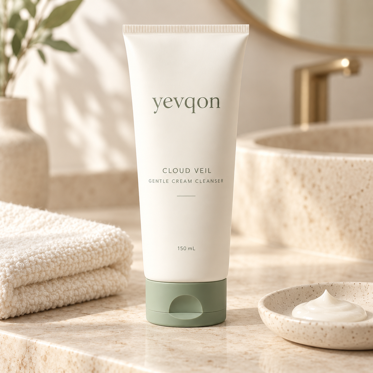 yevqon Cloud Veil Gentle Cream Cleanser | 150 mL